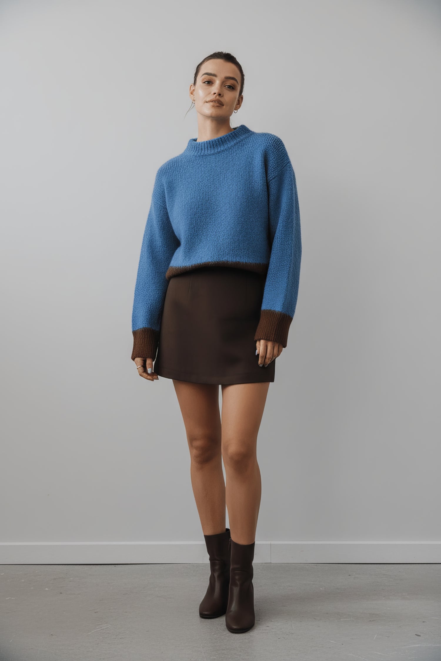 Kahverengi Şort Etek